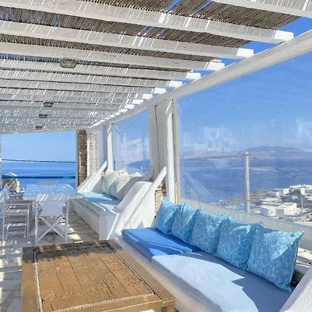 Myrovi Harmony - Sea View & Pool In Kanalia Apartmán Mykonos Town