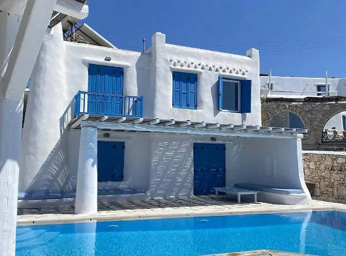 Daire Myrovi Harmony - Sea View & Pool In Kanalia Mykonos Town