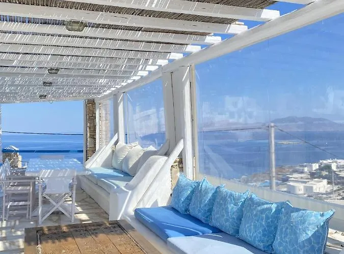 Myrovi Harmony - Sea View & Pool In Kanalia Daire Mykonos Town